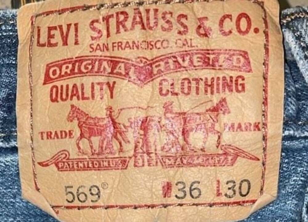 Levi's 569 Loose Straight Leg Jeans 36x30 - Picture 3 of 7